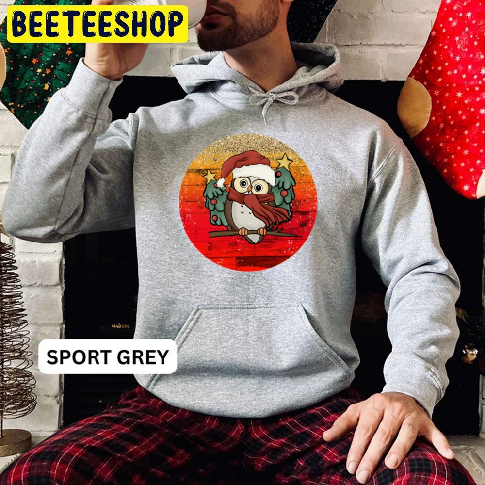 Vintage Owl Funny Christmas Trending Unisex Hoodie Vintage Owl Funny Christmas Trending Unisex Hoodie