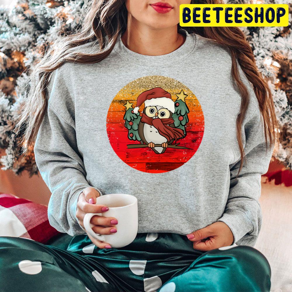 Vintage Owl Funny Christmas Trending Unisex Hoodie Vintage Owl Funny Christmas Trending Unisex Hoodie