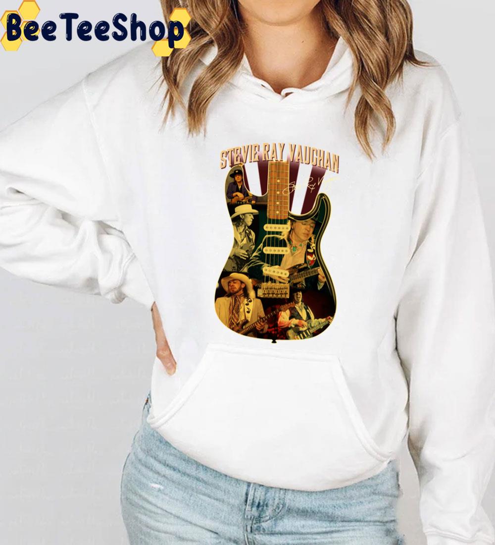 Vintage Stevie Ray Vaughan Vintage Guitar Signature Trending Unisex Sweatshirt Vintage Stevie Ray Vaughan Vintage Guitar Signature Trending Unisex Sweatshirt