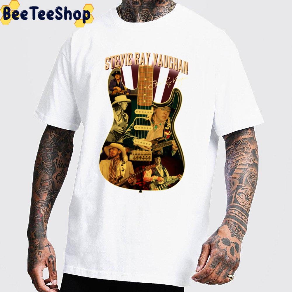 Vintage Stevie Ray Vaughan Vintage Guitar Signature Trending Unisex Sweatshirt Vintage Stevie Ray Vaughan Vintage Guitar Signature Trending Unisex Sweatshirt