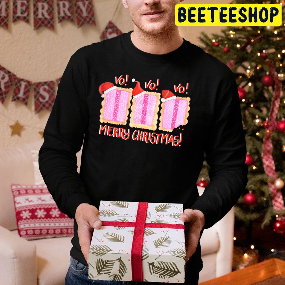 Vo Vo Vo Merry Christmas Cake Trending Unisex Hoodie Vo Vo Vo Merry Christmas Cake Trending Unisex Hoodie