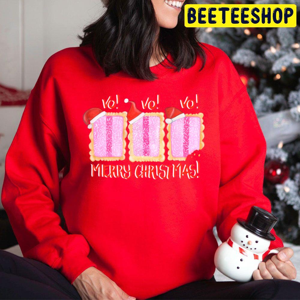 Vo Vo Vo Merry Christmas Cake Trending Unisex Hoodie Vo Vo Vo Merry Christmas Cake Trending Unisex Hoodie