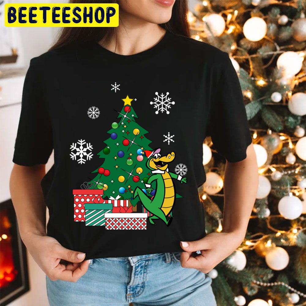 Wally Gator Around The Christmas Tree Trending Unisex Hoodie Wally Gator Around The Christmas Tree Trending Unisex Hoodie