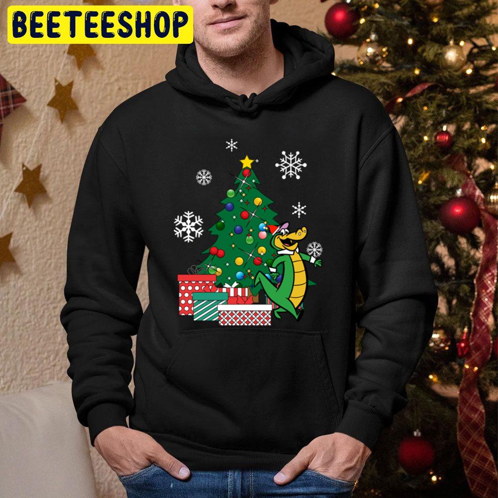 Wally Gator Around The Christmas Tree Trending Unisex Hoodie Wally Gator Around The Christmas Tree Trending Unisex Hoodie