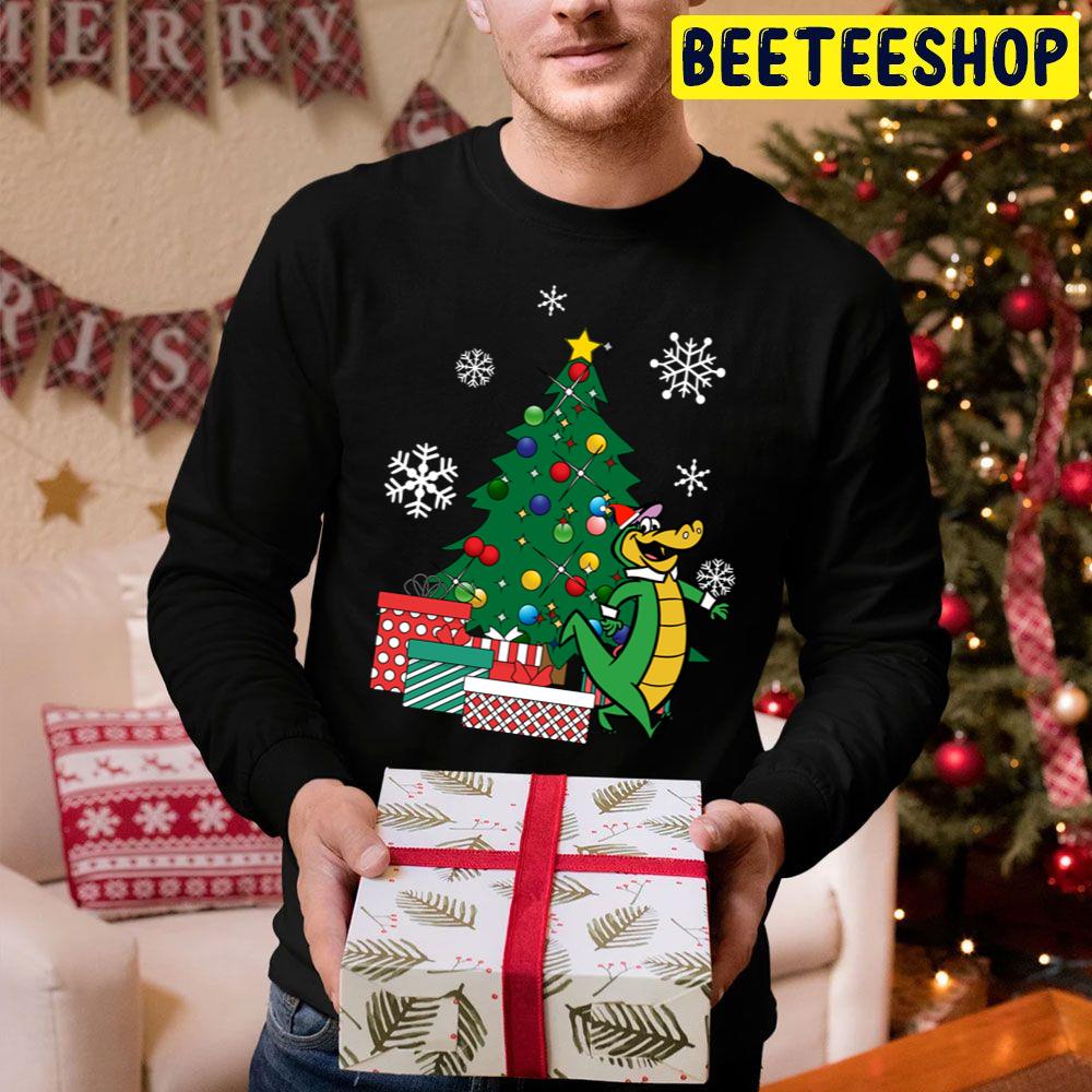 Wally Gator Around The Christmas Tree Trending Unisex Hoodie Wally Gator Around The Christmas Tree Trending Unisex Hoodie