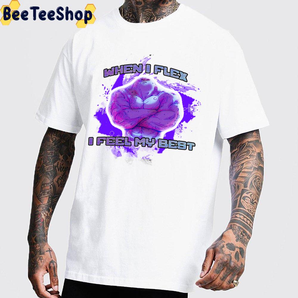 When I Flex I Feel My Best Omori Trending Unisex Sweatshirt When I Flex I Feel My Best Omori Trending Unisex Sweatshirt