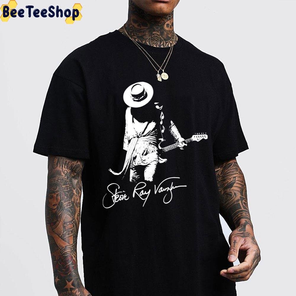 White Art Stevie Ray Vaughan Trending Unisex Sweatshirt White Art Stevie Ray Vaughan Trending Unisex Sweatshirt
