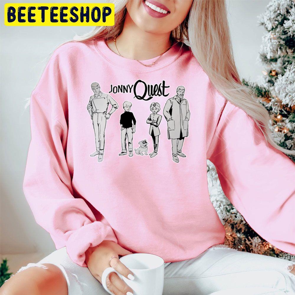 White Black Jonny Quest Team Has Arrived Trending Unisex Hoodie White Black Jonny Quest Team Has Arrived Trending Unisex Hoodie