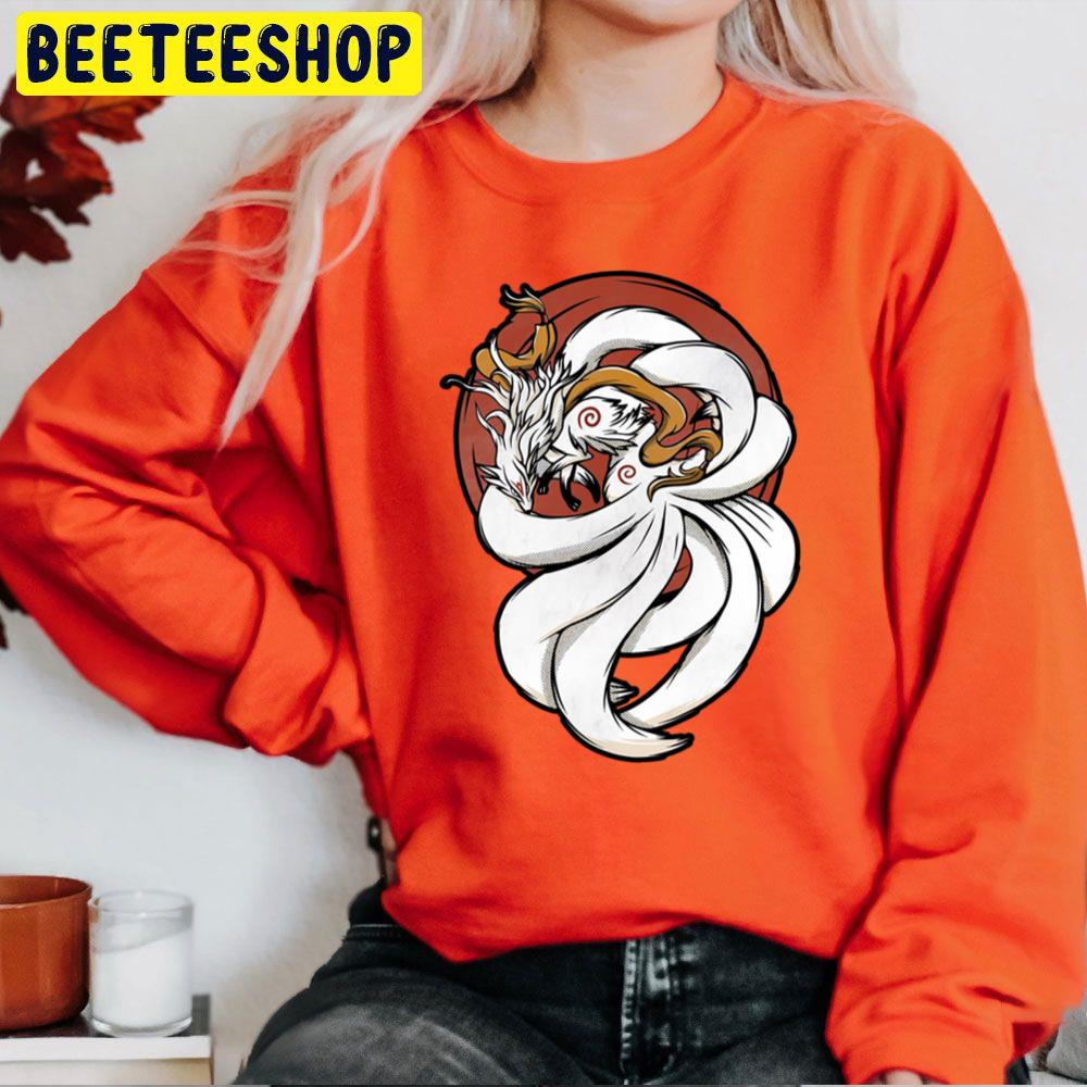 White Kyubi Trending Unisex Sweatshirt White Kyubi Trending Unisex Sweatshirt