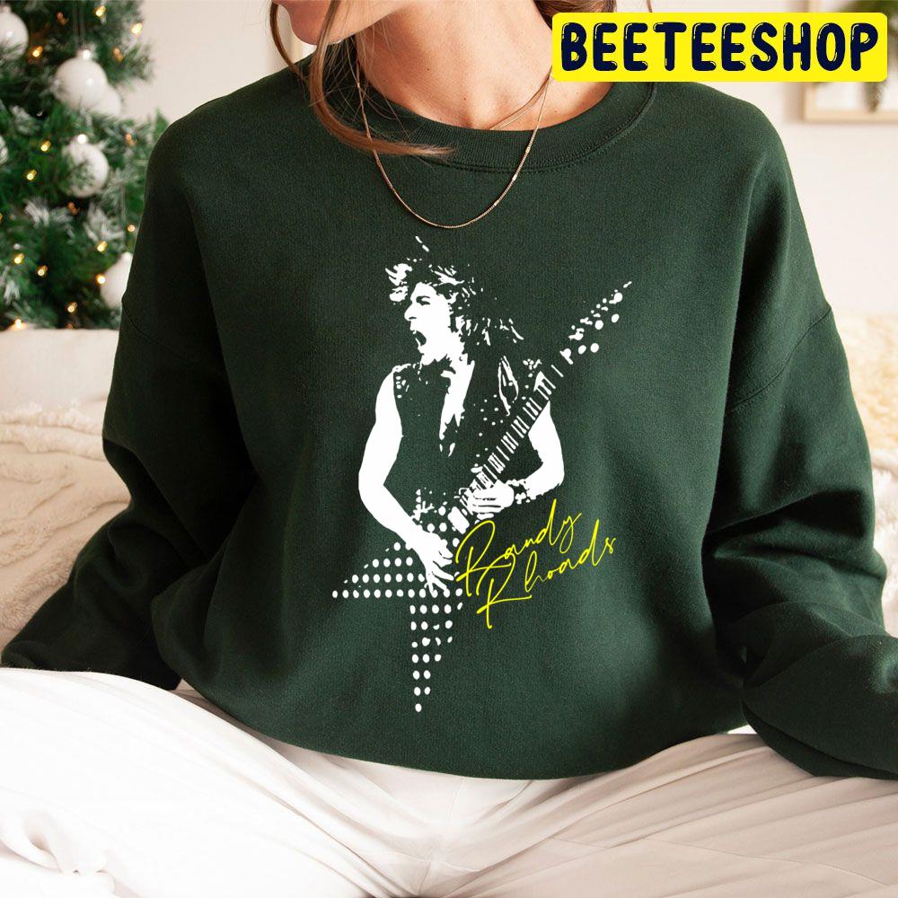 White Yellow Art Randy Rhoads Trending Unisex Hoodie White Yellow Art Randy Rhoads Trending Unisex Hoodie