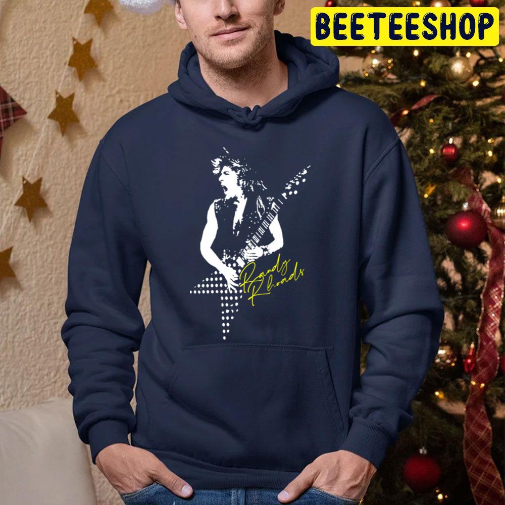 White Yellow Art Randy Rhoads Trending Unisex Hoodie White Yellow Art Randy Rhoads Trending Unisex Hoodie