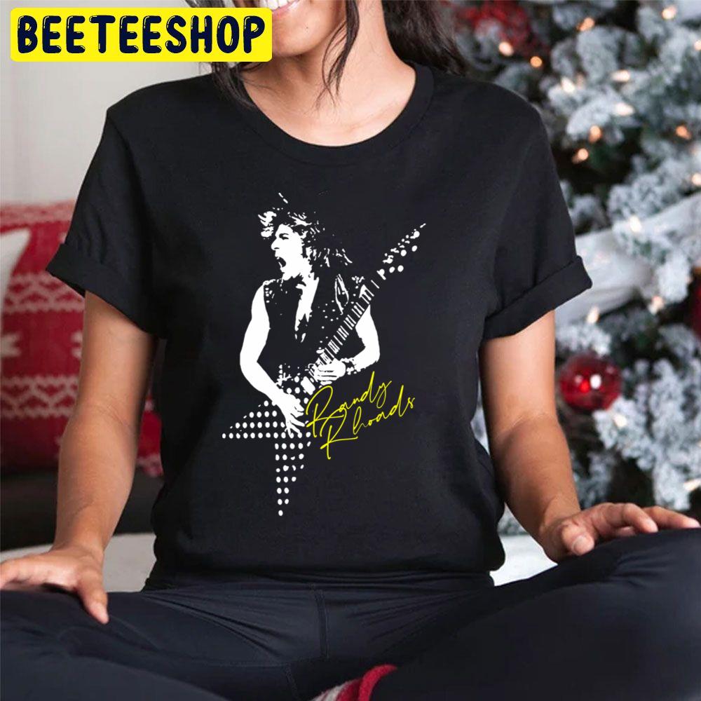 White Yellow Art Randy Rhoads Trending Unisex Hoodie White Yellow Art Randy Rhoads Trending Unisex Hoodie