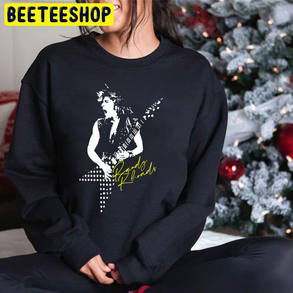 White Yellow Art Randy Rhoads Trending Unisex Hoodie White Yellow Art Randy Rhoads Trending Unisex Hoodie