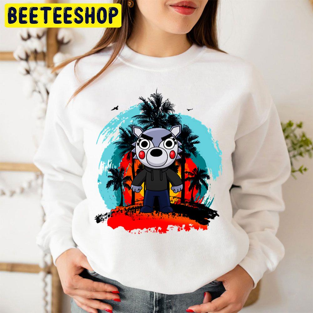 Willow Wolf Tropical Sun Trending Unisex Sweatshirt Willow Wolf Tropical Sun Trending Unisex Sweatshirt