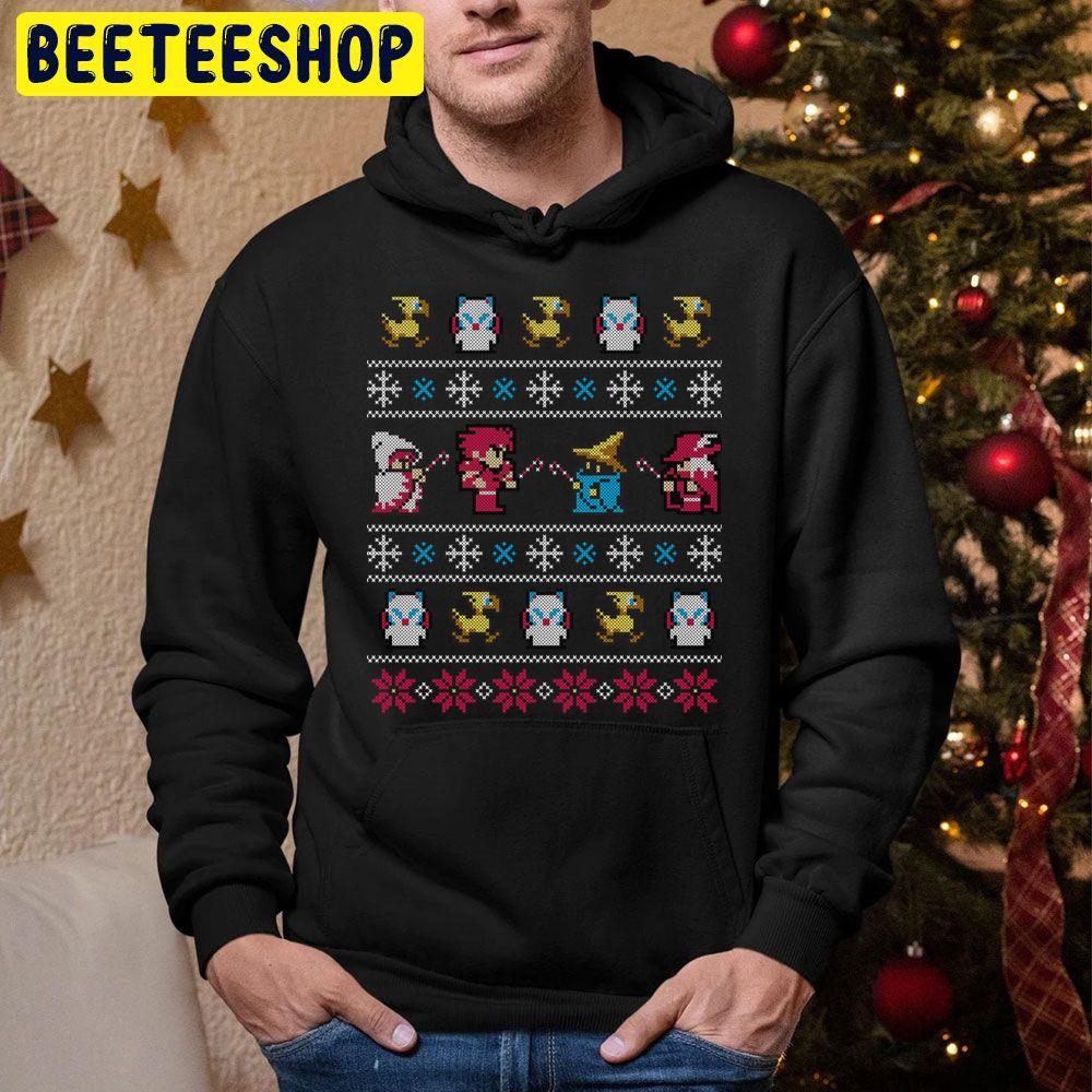 Winter Fantasy 8bit Knit Pattern Trending Unisex Hoodie Winter Fantasy 8bit Knit Pattern Trending Unisex Hoodie