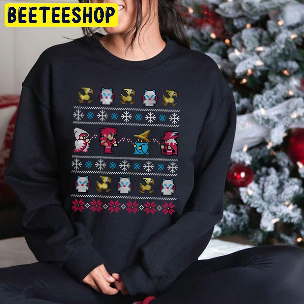 Winter Fantasy 8bit Knit Pattern Trending Unisex Hoodie Winter Fantasy 8bit Knit Pattern Trending Unisex Hoodie