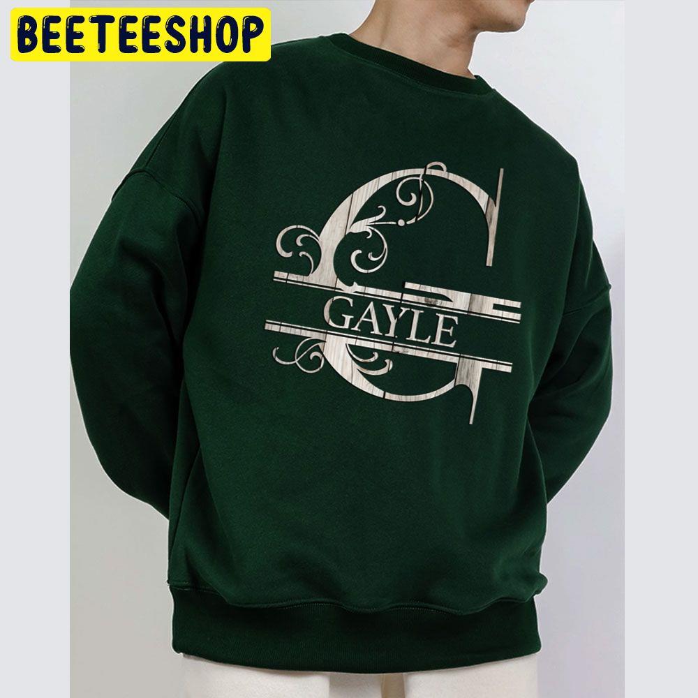 Wood Style Monogram Letter G The Gayle Trending Unisex Sweatshirt Wood Style Monogram Letter G The Gayle Trending Unisex Sweatshirt