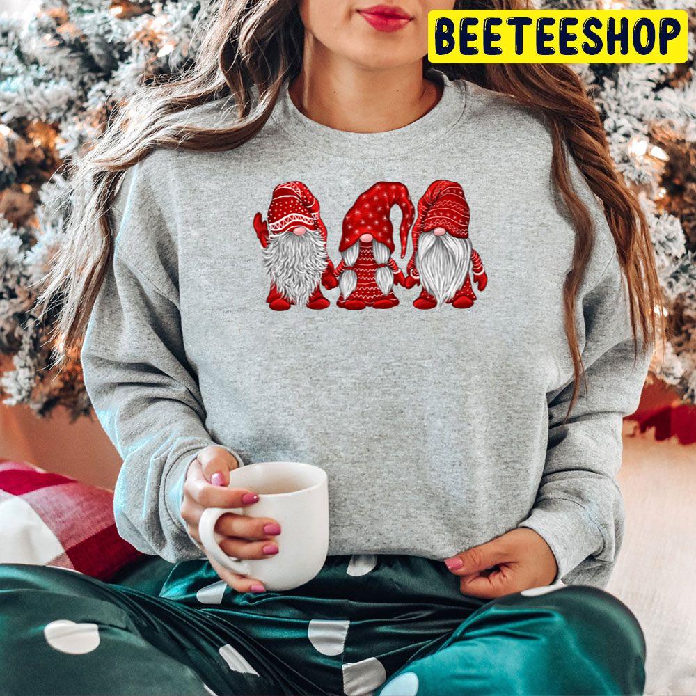 Xmas Hanging With Red Gnomies Santa Christmas Dwarf Matching Family Friends Trending Unisex Hoodie Xmas Hanging With Red Gnomies Santa Christmas Dwarf Matching Family Friends Trending Unisex Hoodie