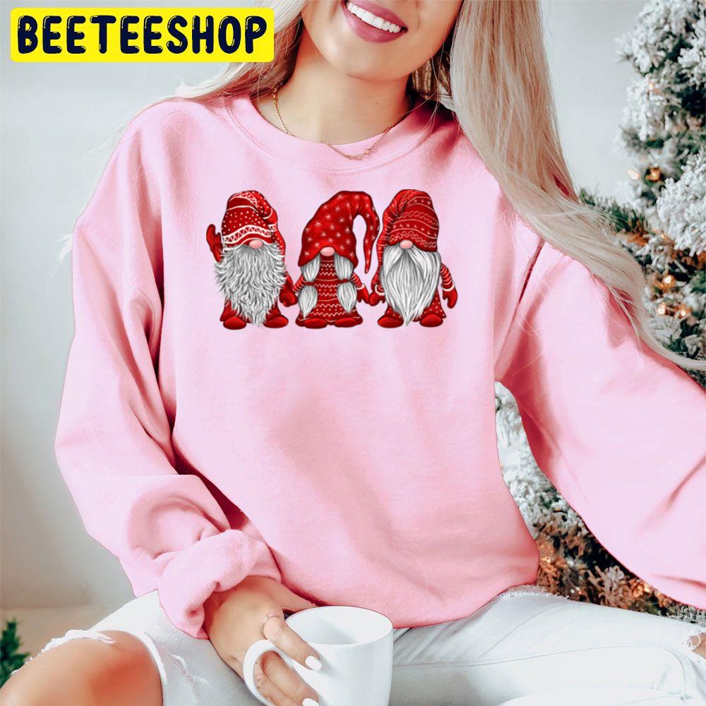 Xmas Hanging With Red Gnomies Santa Christmas Dwarf Matching Family Friends Trending Unisex Hoodie Xmas Hanging With Red Gnomies Santa Christmas Dwarf Matching Family Friends Trending Unisex Hoodie