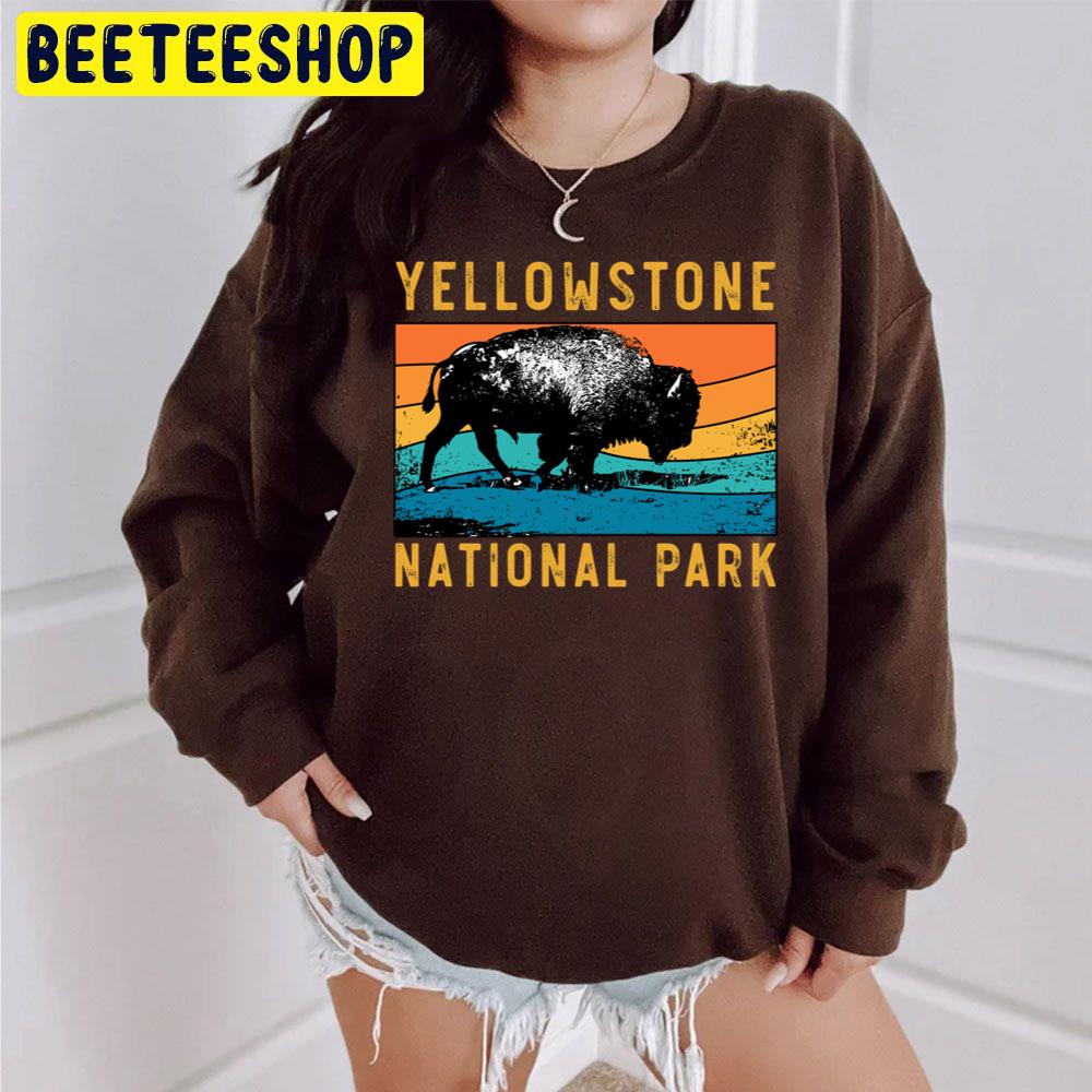 Yellowstone National Park Gifts Usa Bison Buffalo Trending Unisex Sweatshirt Yellowstone National Park Gifts Usa Bison Buffalo Trending Unisex Sweatshirt