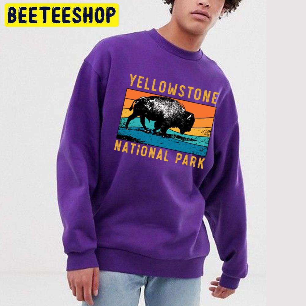 Yellowstone National Park Gifts Usa Bison Buffalo Trending Unisex Sweatshirt Yellowstone National Park Gifts Usa Bison Buffalo Trending Unisex Sweatshirt