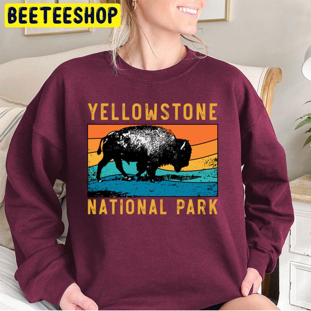 Yellowstone National Park Gifts Usa Bison Buffalo Trending Unisex Sweatshirt Yellowstone National Park Gifts Usa Bison Buffalo Trending Unisex Sweatshirt