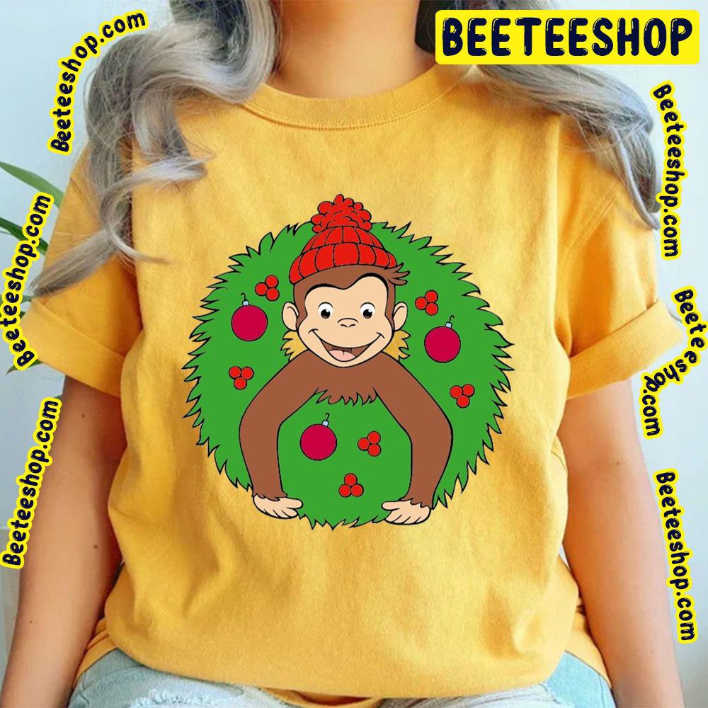 2009 Curious George A Very Monkey Christmas Unisex Shirt 2009 Curious George A Very Monkey Christmas Unisex Shirt