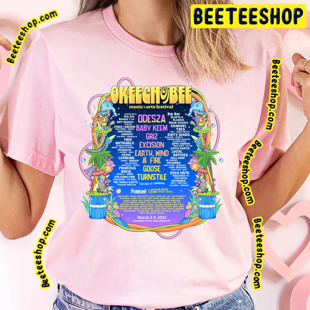 2023 Okeechobee Music Festival Trending Unisex T-Shirt 2023 Okeechobee Music Festival Trending Unisex T-Shirt