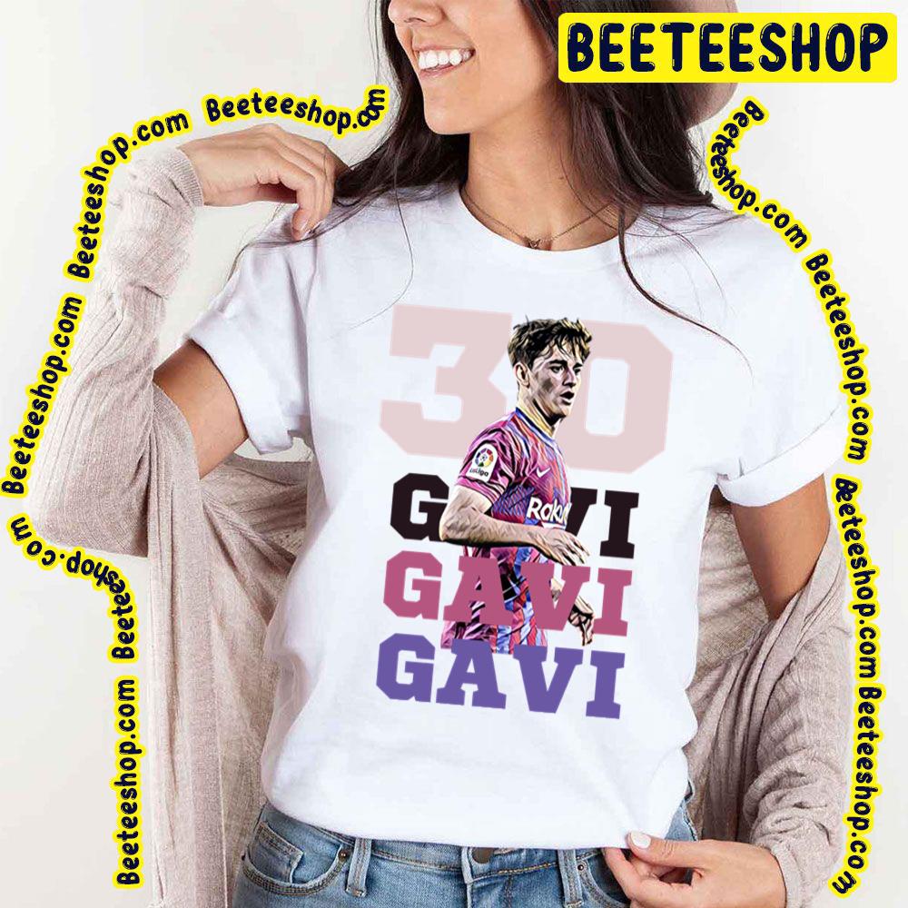 30 Gavi Football Player Artwork Trending Unisex T-Shirt 30 Gavi Football Player Artwork Trending Unisex T-Shirt