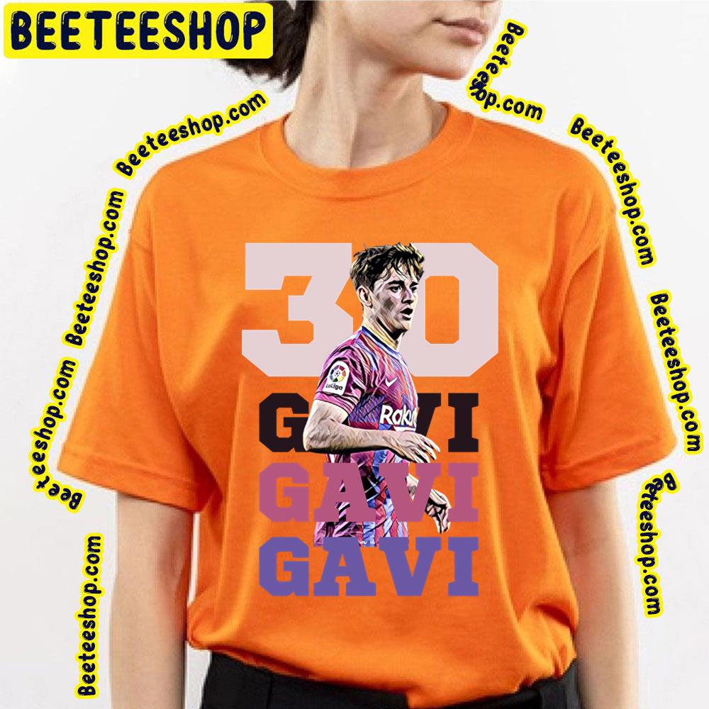 30 Gavi Football Player Artwork Trending Unisex T-Shirt 30 Gavi Football Player Artwork Trending Unisex T-Shirt