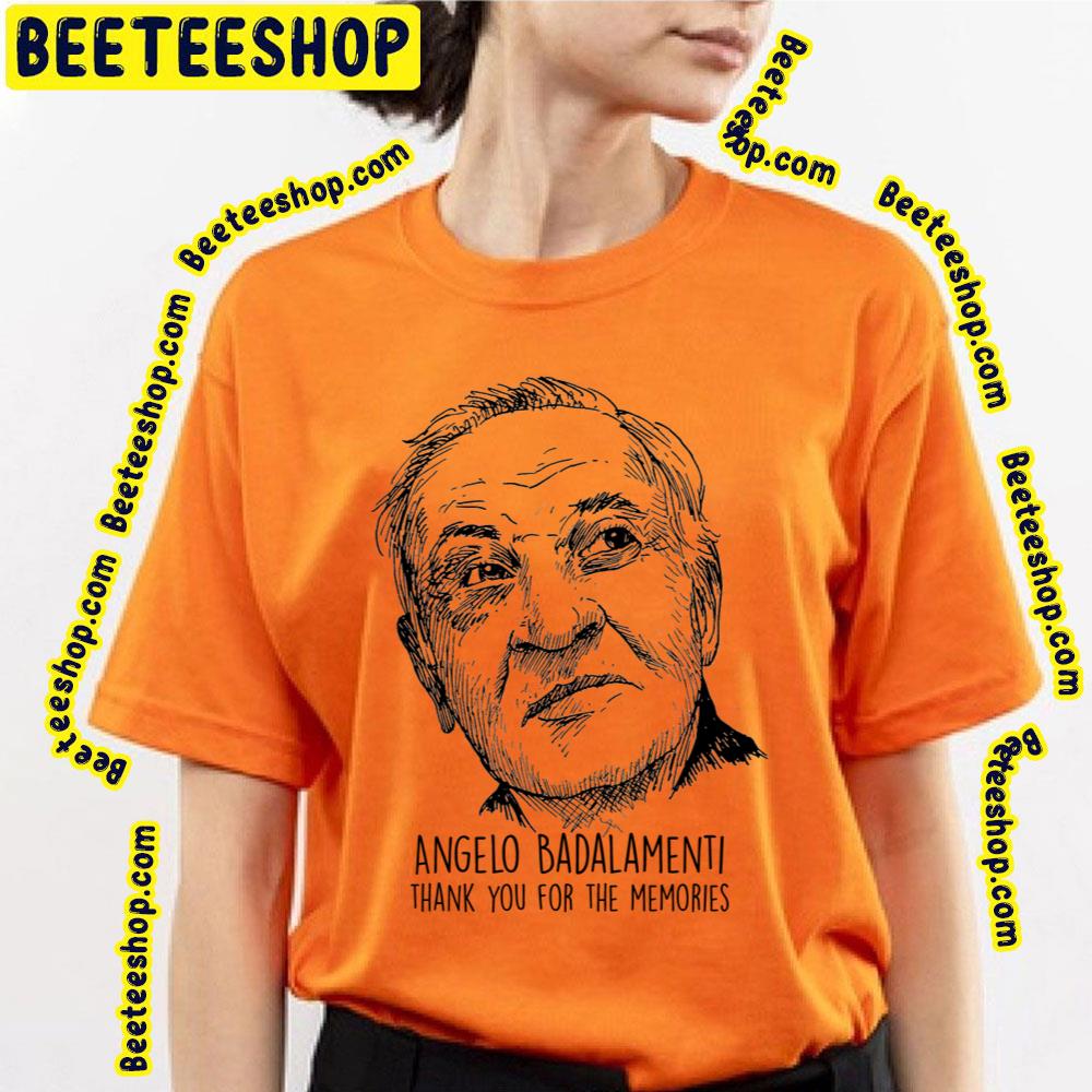 Thank You For The Memories Rip Angelo Badalamenti 1937 2022 Unisex Shirt Thank You For The Memories Rip Angelo Badalamenti 1937 2022 Unisex Shirt