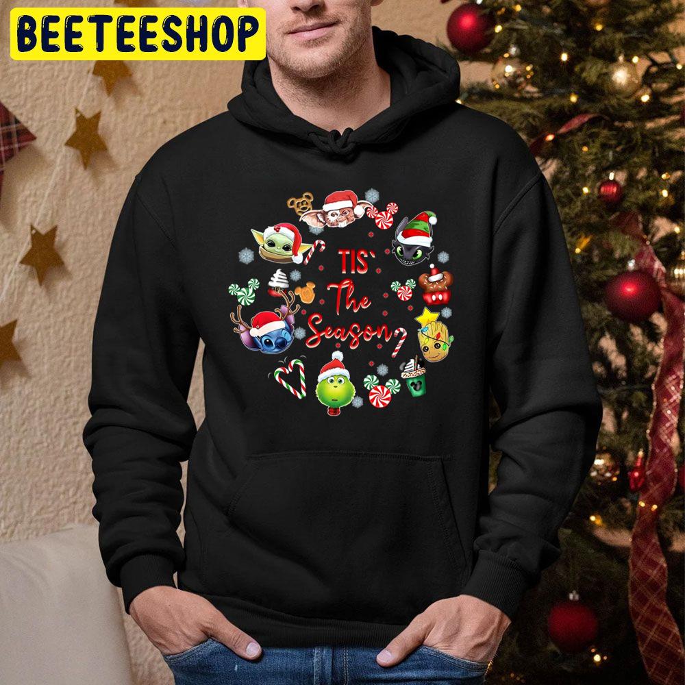 Baby Yoda Stitch Toothless Groot Grinch Christmas Trending Unisex Hoodie Baby Yoda Stitch Toothless Groot Grinch Christmas Trending Unisex Hoodie