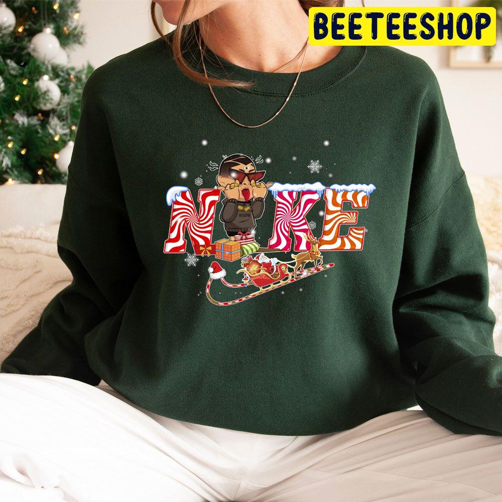 Bad Bunny Tarot Nike Christmas Trending Unisex Hoodie Bad Bunny Tarot Nike Christmas Trending Unisex Hoodie