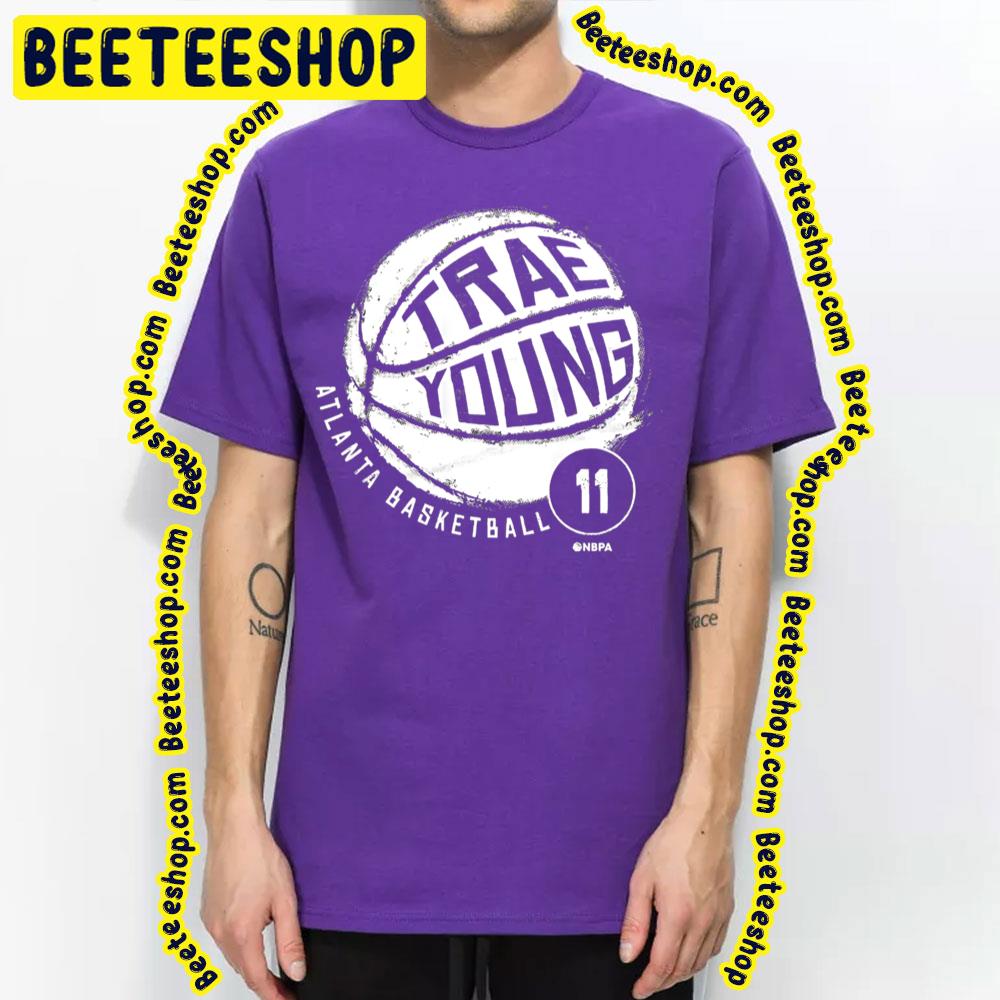 Ball Design Trae Young Vintage Retro Graphic Basketball Trending Unisex T-Shirt Ball Design Trae Young Vintage Retro Graphic Basketball Trending Unisex T-Shirt