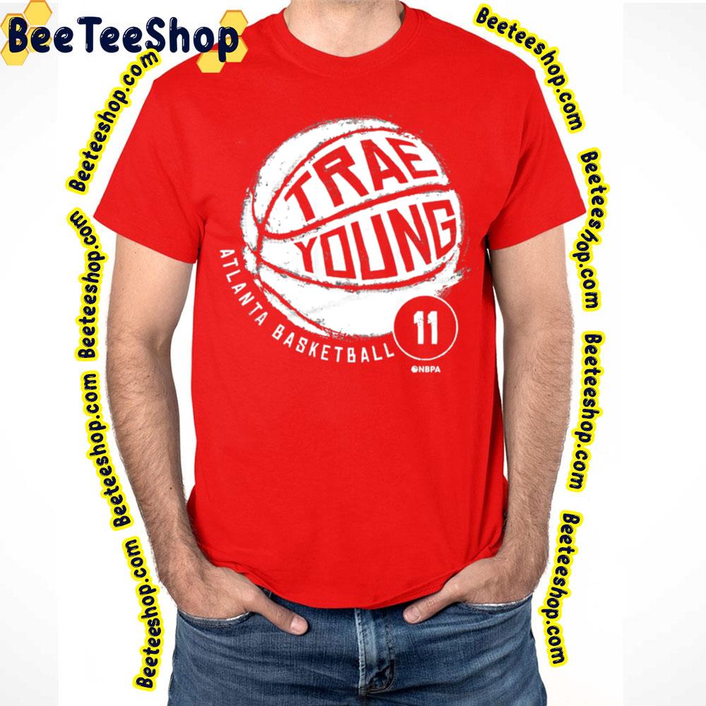 Ball Design Trae Young Vintage Retro Graphic Basketball Trending Unisex T-Shirt Ball Design Trae Young Vintage Retro Graphic Basketball Trending Unisex T-Shirt