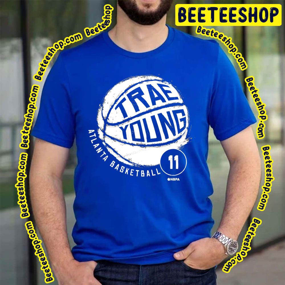 Ball Design Trae Young Vintage Retro Graphic Basketball Trending Unisex T-Shirt Ball Design Trae Young Vintage Retro Graphic Basketball Trending Unisex T-Shirt