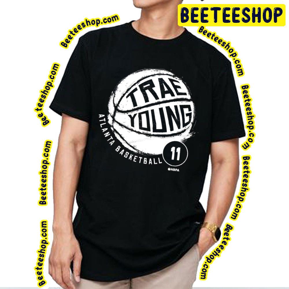 Ball Design Trae Young Vintage Retro Graphic Basketball Trending Unisex T-Shirt Ball Design Trae Young Vintage Retro Graphic Basketball Trending Unisex T-Shirt