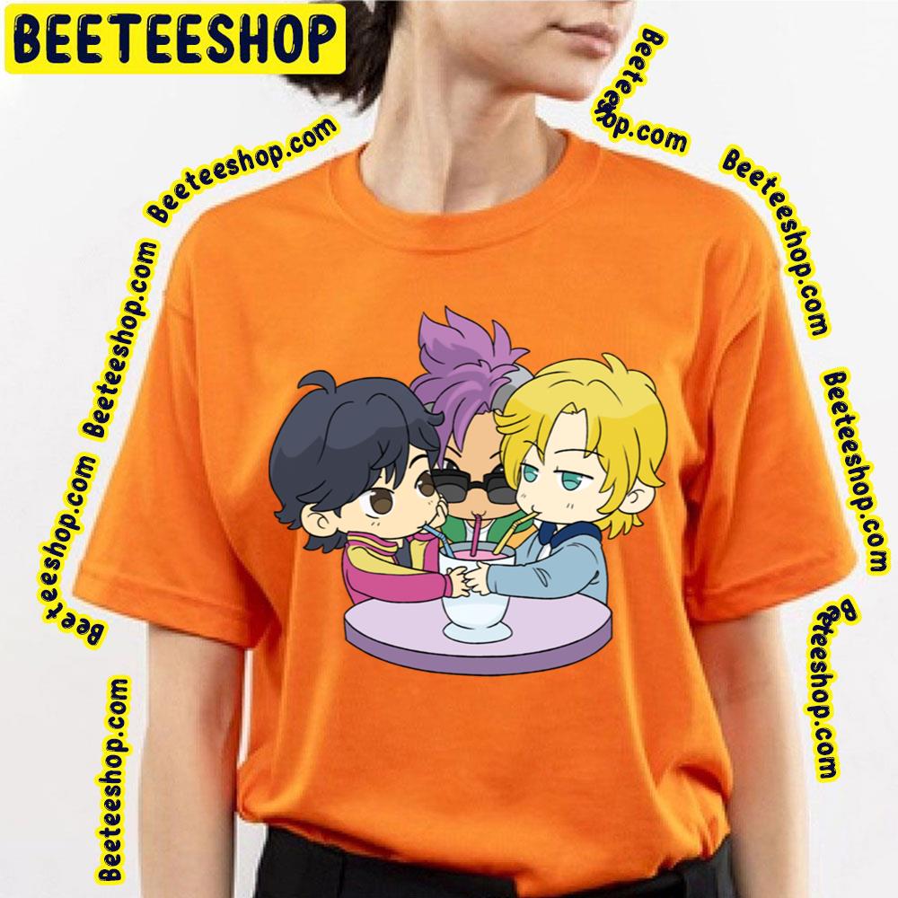 Banana Fish Ash Eiji And Shorter Trending Unisex T-Shirt Banana Fish Ash Eiji And Shorter Trending Unisex T-Shirt