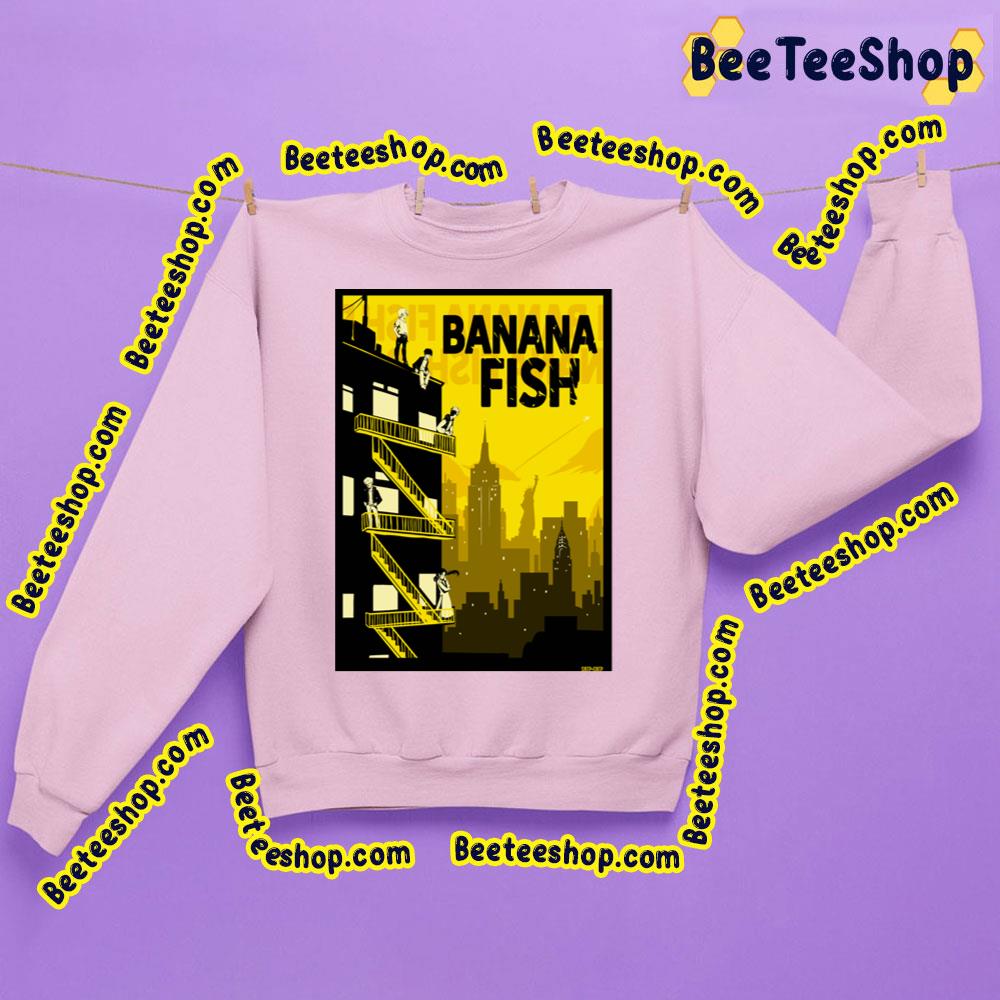 Banana Fish Graphic Art Trending Unisex Sweatshirt Banana Fish Graphic Art Trending Unisex Sweatshirt