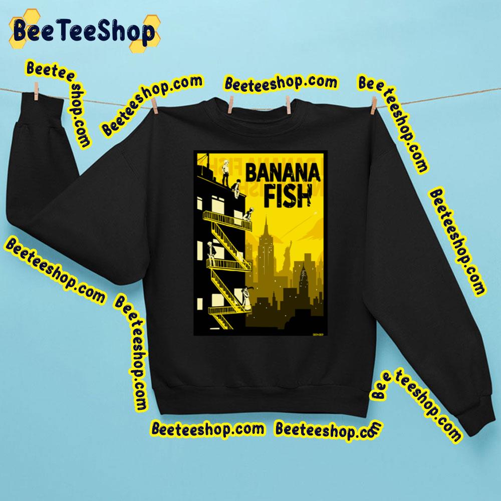 Banana Fish Graphic Art Trending Unisex Sweatshirt Banana Fish Graphic Art Trending Unisex Sweatshirt