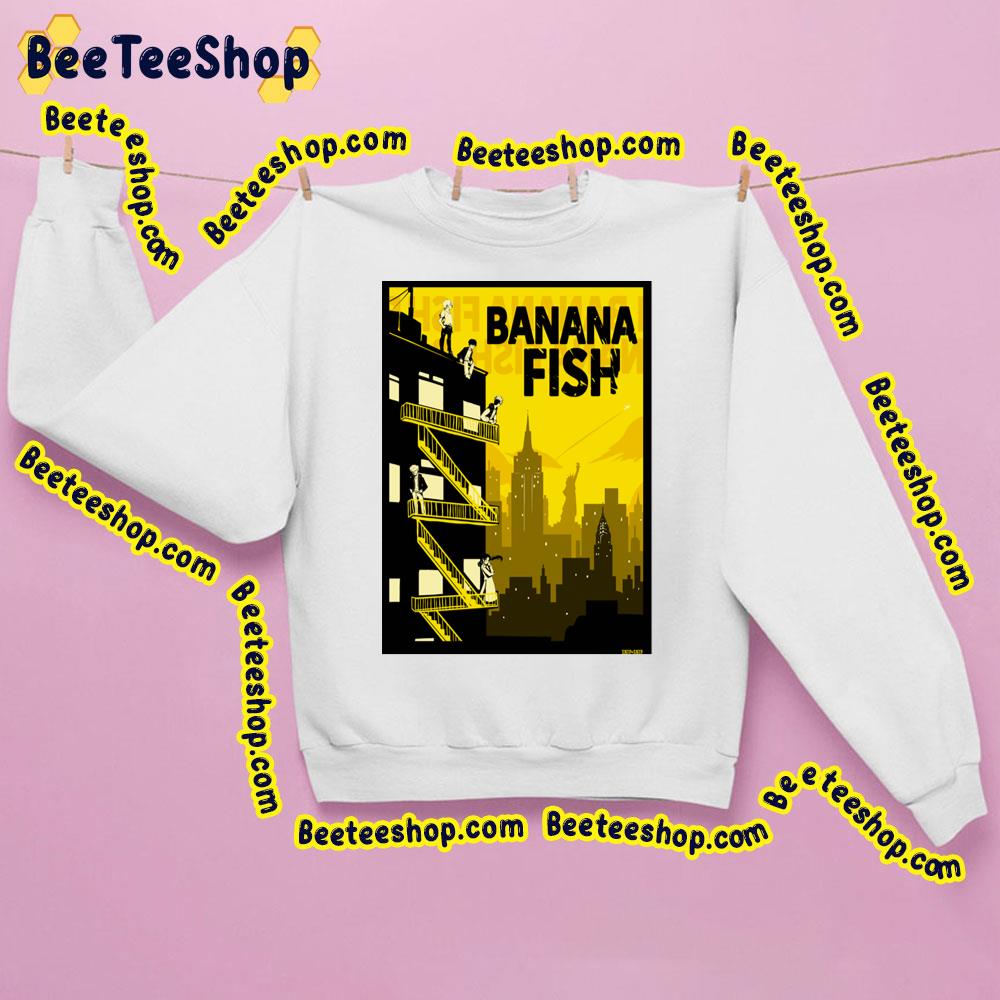 Banana Fish Graphic Art Trending Unisex Sweatshirt Banana Fish Graphic Art Trending Unisex Sweatshirt