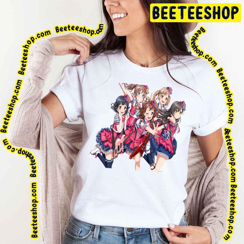 Bang Dream Poppin Party Dream Art Trending Unisex T-Shirt Bang Dream Poppin Party Dream Art Trending Unisex T-Shirt