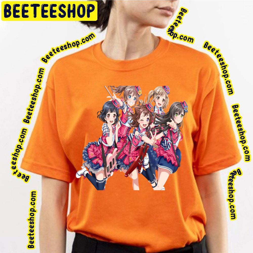 Bang Dream Poppin Party Dream Art Trending Unisex T-Shirt Bang Dream Poppin Party Dream Art Trending Unisex T-Shirt