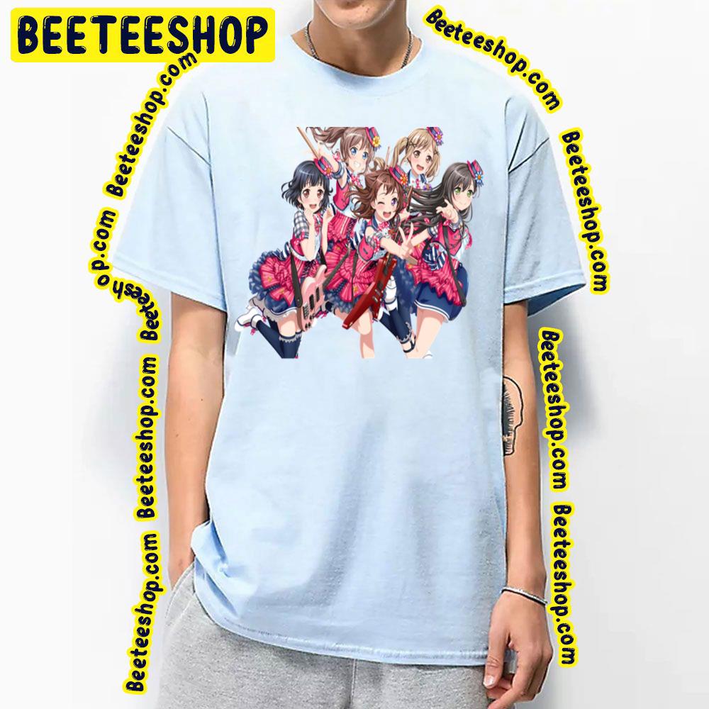 Bang Dream Poppin Party Dream Art Trending Unisex T-Shirt Bang Dream Poppin Party Dream Art Trending Unisex T-Shirt