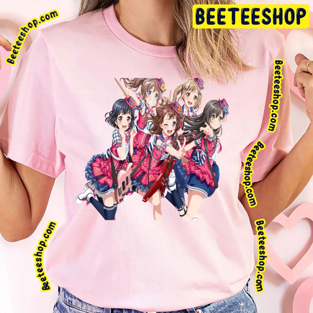 Bang Dream Poppin Party Dream Art Trending Unisex T-Shirt Bang Dream Poppin Party Dream Art Trending Unisex T-Shirt
