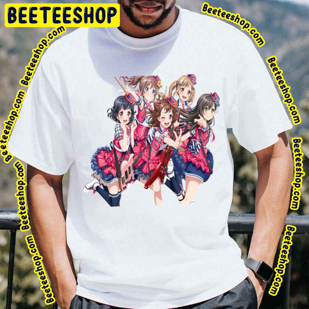 Bang Dream Poppin Party Dream Art Trending Unisex T-Shirt Bang Dream Poppin Party Dream Art Trending Unisex T-Shirt