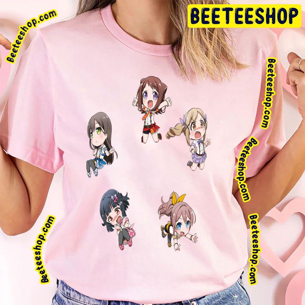 Bang Dream Poppin Party Dream Trending Unisex T-Shirt Bang Dream Poppin Party Dream Trending Unisex T-Shirt