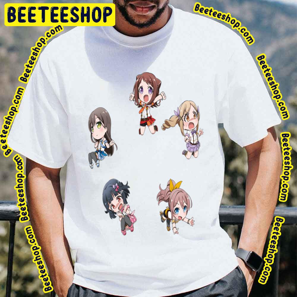 Bang Dream Poppin Party Dream Trending Unisex T-Shirt Bang Dream Poppin Party Dream Trending Unisex T-Shirt