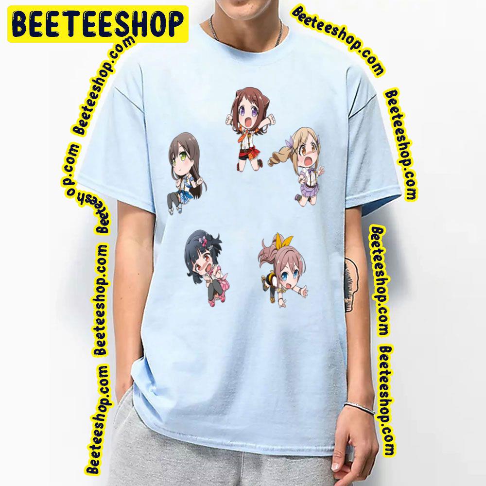 Bang Dream Poppin Party Dream Trending Unisex T-Shirt Bang Dream Poppin Party Dream Trending Unisex T-Shirt