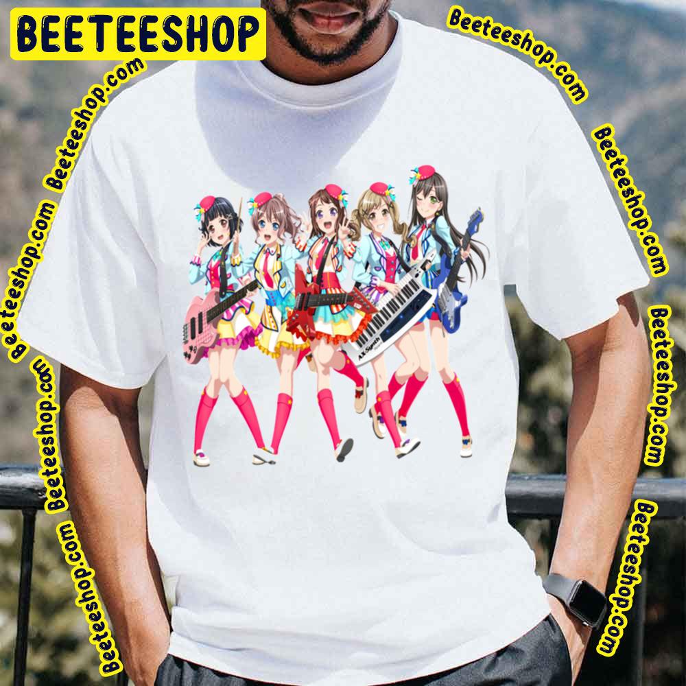 Bang Dream Poppin Party Trending Unisex T-Shirt Bang Dream Poppin Party Trending Unisex T-Shirt